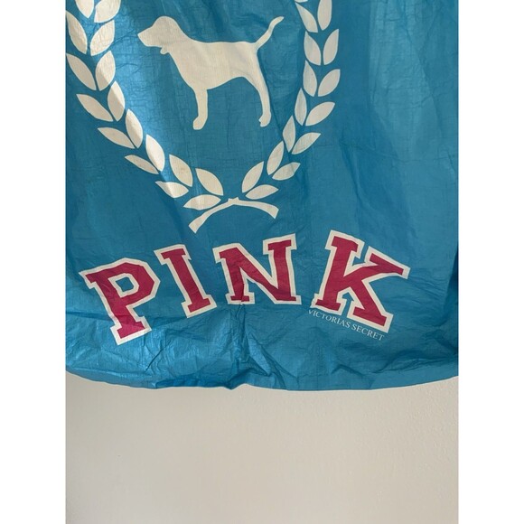 NWT Vintage Victoria’s Secret PINK Dog Logo Backpack Drawstring Pouch Sack Bag main image 4